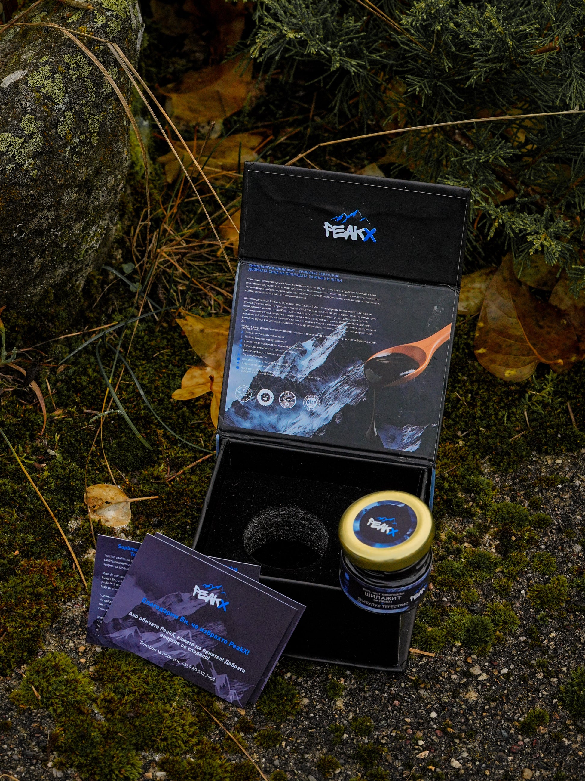 шилажит 20гр. с лъжичка и изследвания шиладжит индия